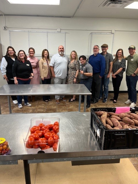 Food Bank of Eastern Oklahoma and Blue Cross Blue Shield of Oklahoma at Tulsa University Pantry